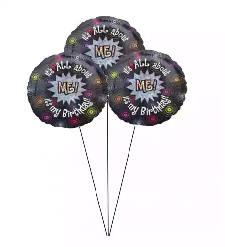 All About Me Birthday Sweet Balloon(Bunch Of Three)