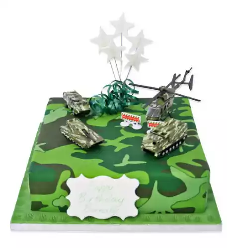 Army Tank Birthday Cake