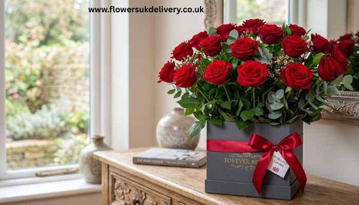 send anniversary gifts UK red roses bouquet flower delivery Placement: Right after the Introduction