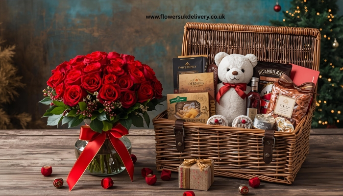 Complete Christmas flowers UK and gift hampers delivery festive home setuphttps://www.flowersukdelivery.co.uk/image/FDUK/Best%20Christmas%20Flowers%20%26%20Gift%20Hampers%20in%20the%20UK%20Festive%20Gifting%20Made%20Easy9.jpg