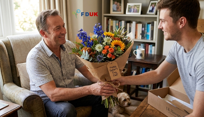 Order online flowers for Father's Day UK delivery fresh bouquet Placement: Within 