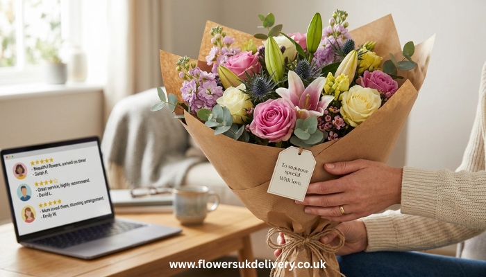 UK flower delivery trusted reviews gifts for UK delivery Relevance: Reinforces trust and social proof Placement: After the trust section, just before the Conclusion
