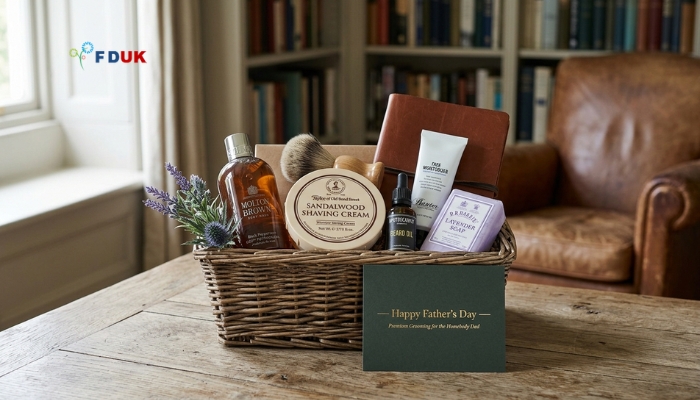 Premium Father's Day gift hampers UK — luxury grooming gifts for dad Relevance