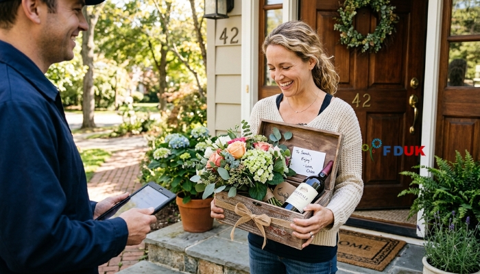 Send flowers UK with wine — order online birthday flowers and wine gift ideas at flowersukdelivery.co.uk