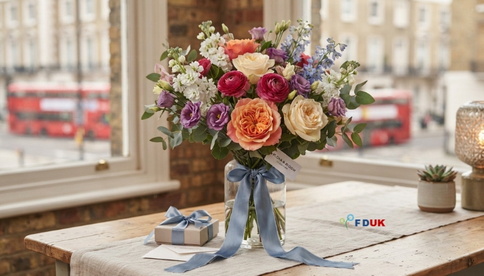 Congratulations flower bouquet UK delivery