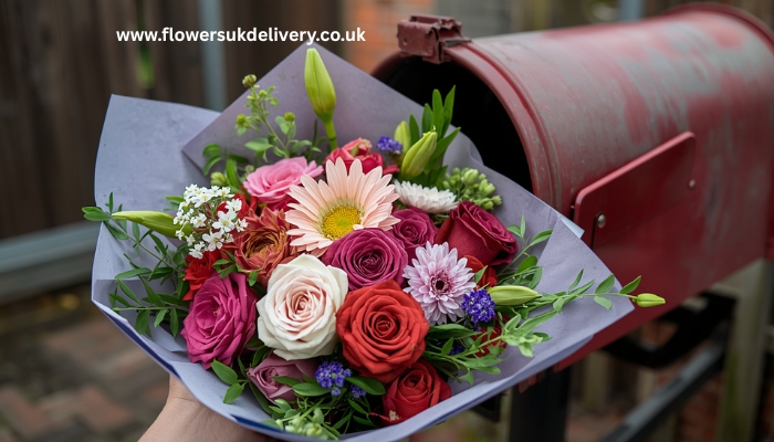 Order online flowers UK — letterbox Easter flower delivery 2026 Relevance: Highlights the convenience of letterbox delivery Placement: Within Section 8