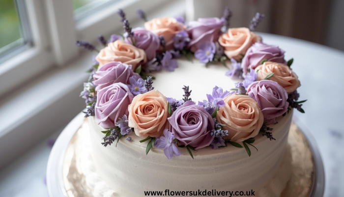 Birthday Cake Ideas with flowers decoration UK