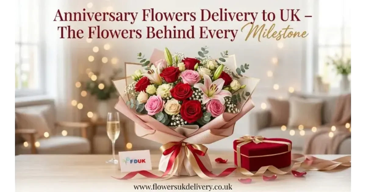 Anniversary Flowers Delivery to UK 