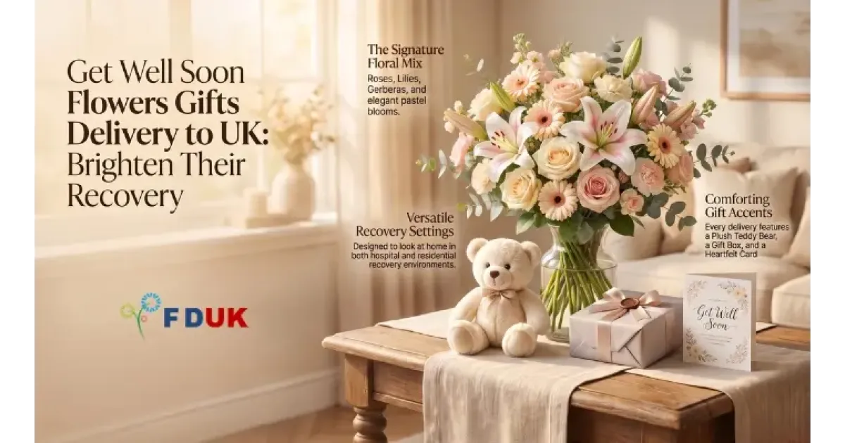 Get Well Soon Flowers Gifts Delivery to UK:
