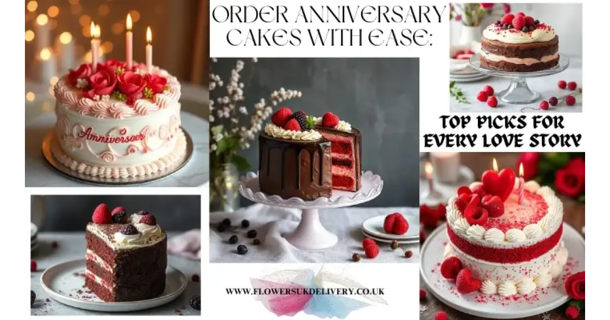 Order Anniversary Cakes with Ease: