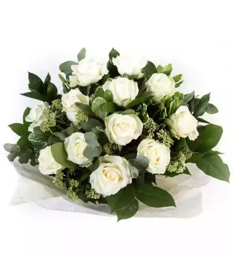 Dozen Long Stemmed White Roses Dozen Long Stemmed White Roses