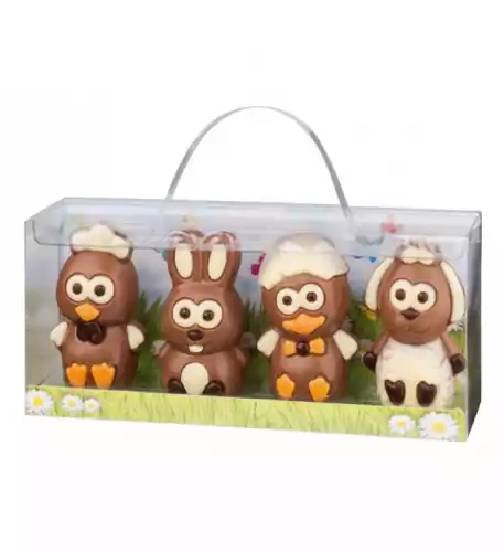 4 Easter Chocolate Figures