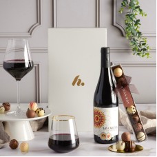 Red Wine and Belgian Chocolates Hamper