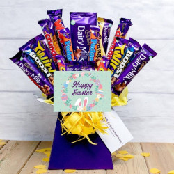  Happy Easter Deluxe Cadburys Chocolate Bouquet