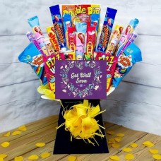 Get Well Soon Giant Retro Sweet Bouquet