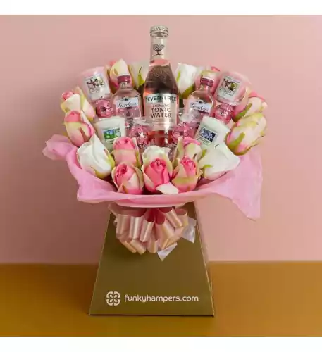 Pink Gin and Tonic, Lindor and Yankee Candle Bouquet