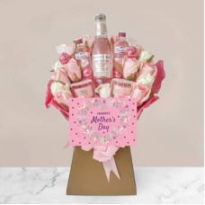 Mothers Day Pink Gin and Tonic, Lindor and Yankee Candle Bouquet