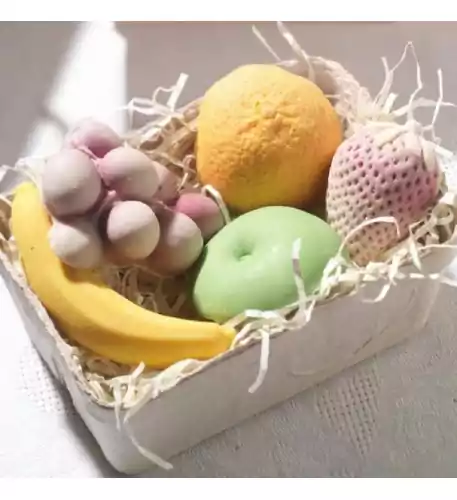 Basket of Chocolate Fruit