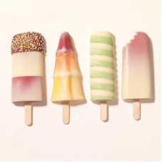 Solid Chocolate Ice Lollies