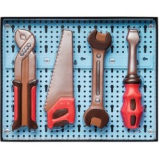 Chocolate Coloured Tools Set