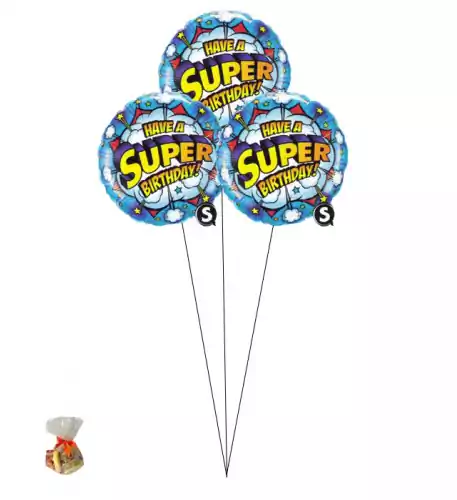 Have A Super Birthday Sweet Balloon(Bunch Of Three)