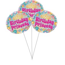 Birthday Princess Sweet Balloon(Bunch Of Three)
