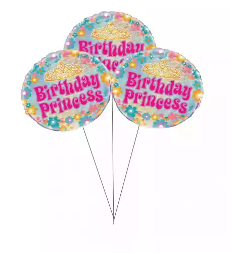 Birthday Princess Sweet Balloon(Bunch Of Three)