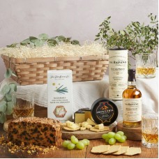 Premium Whisky and Food Gift Basket