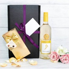 White Wine and Belgian Chocolates Gift