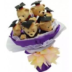 Graduation Bouquet 14 (8pcs convocation winnie pooh)
