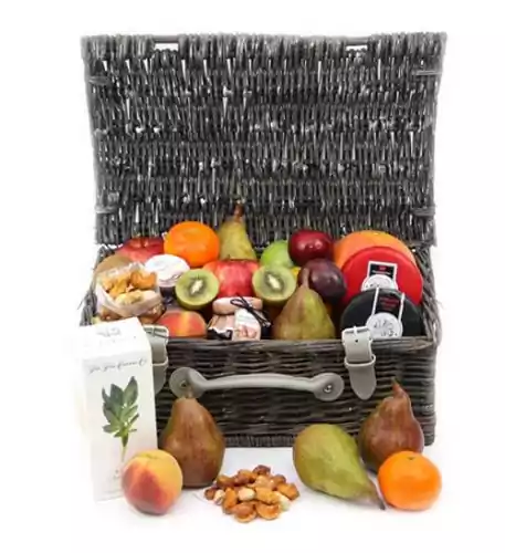 Gourmet Cheese and Fruit Hamper