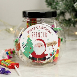 PERSONALISED SANTA SWEET JAR
