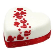Hearts and Stars Cake (7 Inch Hearts and Stars Cake)