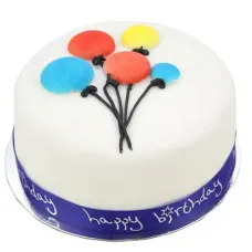 Birthday Balloons Cake (7 Inch Birthday Balloons Cake)