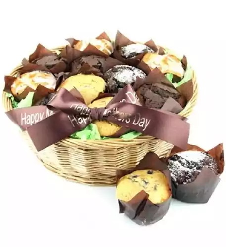 18 Assorted Muffins Basket