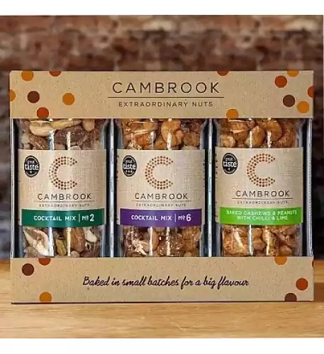 Cambrook Three Jars Nuts Gift Set