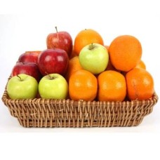 Crunchy Apples and Orange Fruit Basket