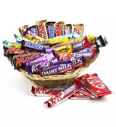 Assorted Chocolates Basket