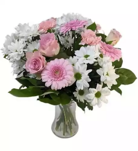 Precious Pink and White Bouquet