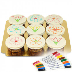  Cupcakes & Edible Pencils
