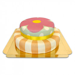  Playful 2-Tier Cake
