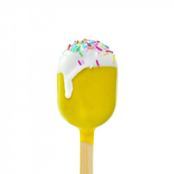  Yellow Ice Cream Cake Pops (10 pieces)