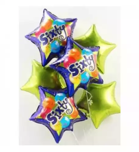 60th Birthday Balloon Bouquet