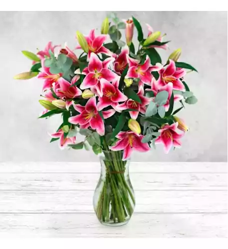 Pink Lily Bouquet