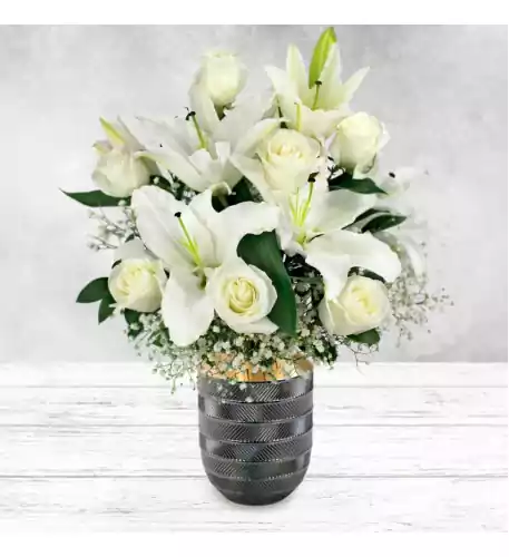 White Rose & Lily