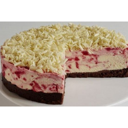 Raspberry white chocolate cheesecake Raspberry white chocolate cheesecake