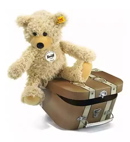 Steiff Charly Dangling Teddy Bear in Suitcase