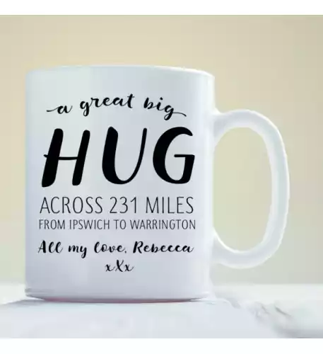 Hug Across the Miles Mug