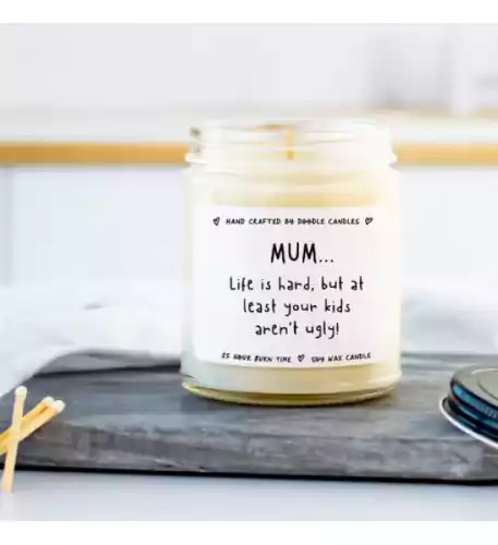 Mum's Life Is Hard Candle