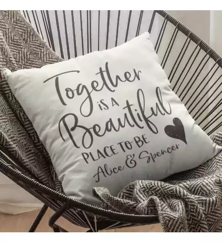 Personalised Together Cushion Personalised Together Cushion